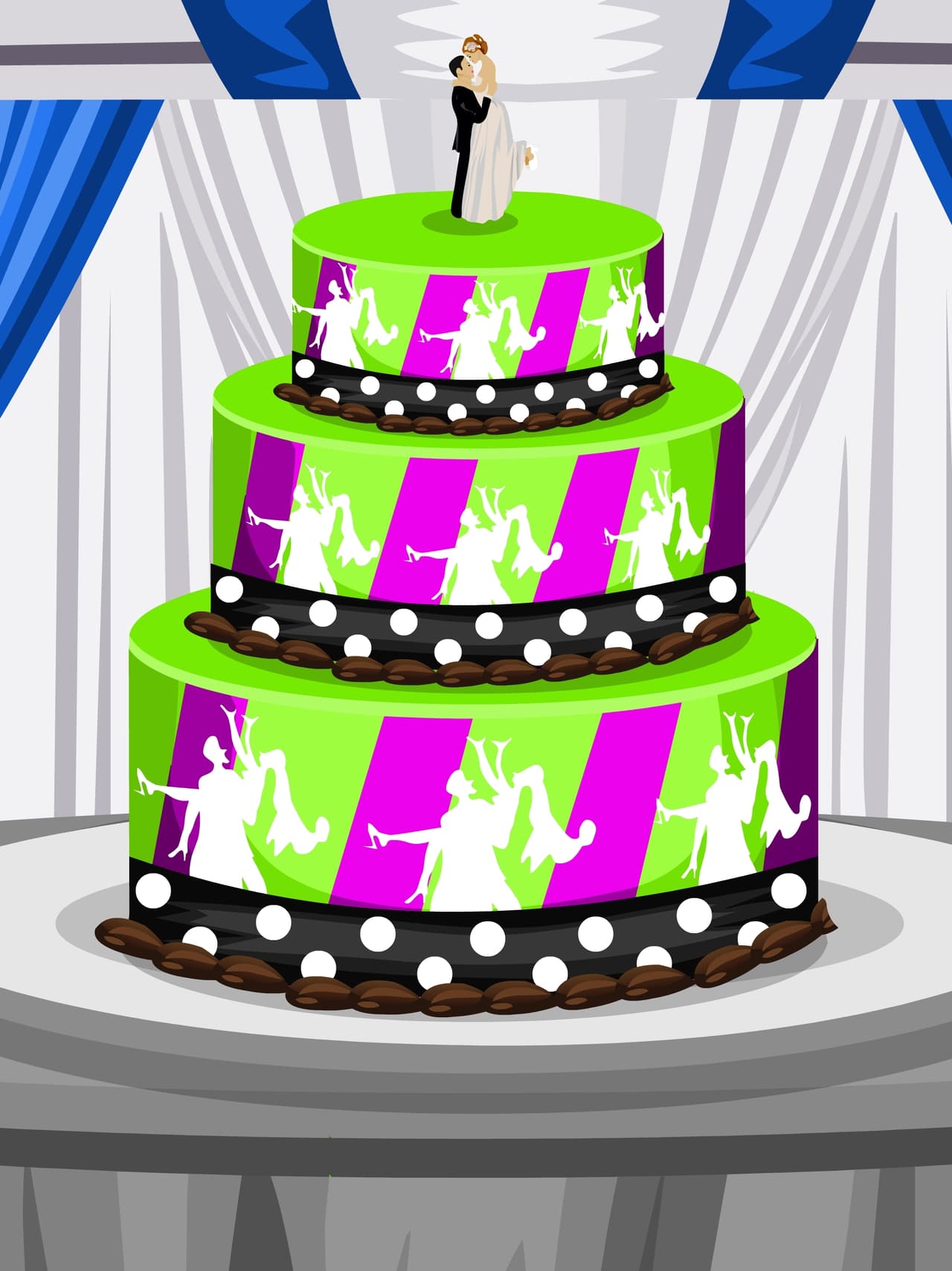 Tangled Wedding Cake Decor screenshot 2