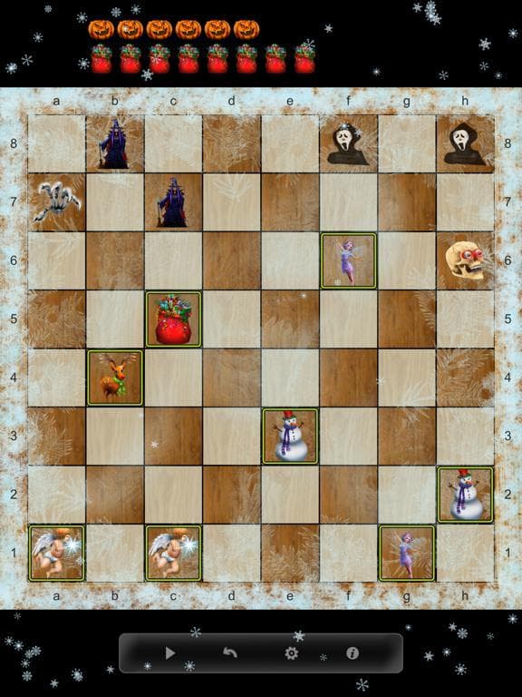 Christmas vs Halloween Checkers screenshot 3