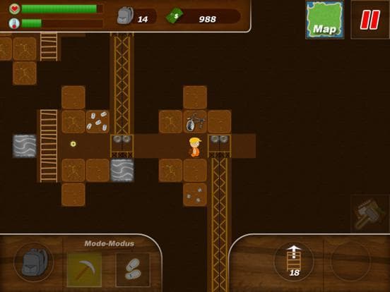 Treasure Miner Lite - 2d gem screenshot 3