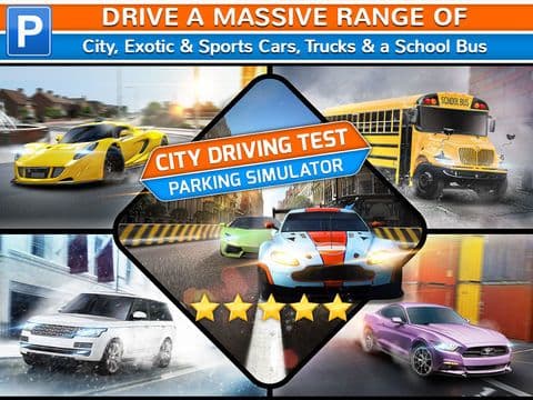 City Driving Test Car Parking Simulator - Real Weather Racing Sim Run Race Games screenshot 2