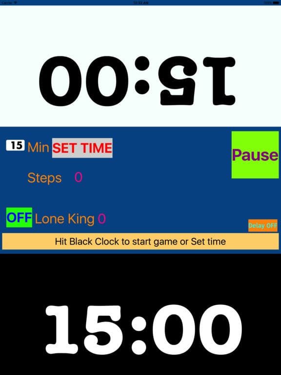 Chess Competition Clock for iPad screenshot 2