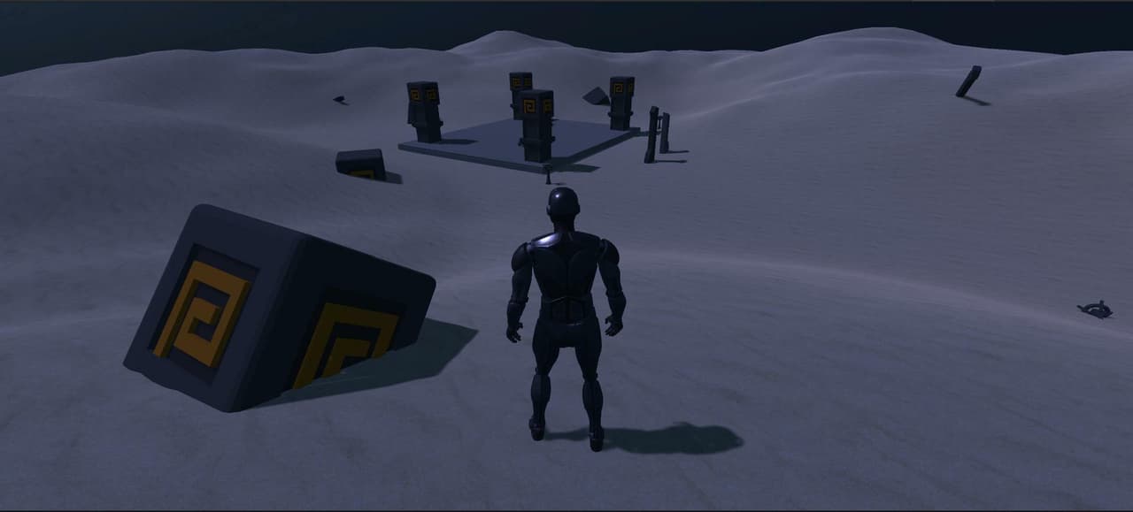 Night Desert Scene screenshot 2