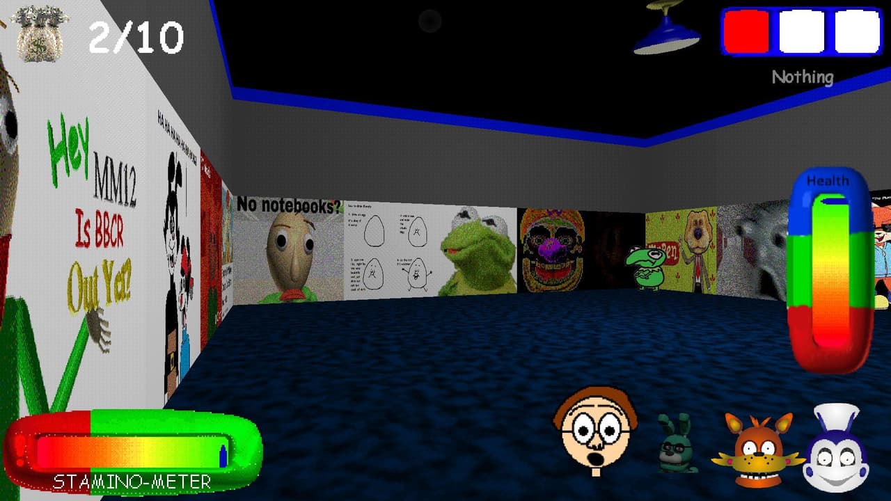 JOLLY and Georgiger Stops Brawniestline25 (A Baldi And Barnerror Stops Aiden Mod)