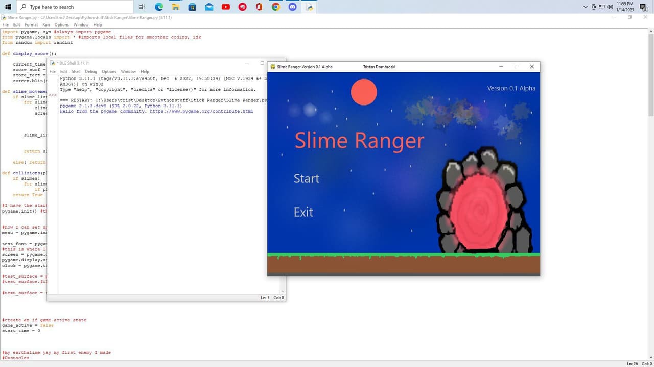 Slime Ranger Version 0.01