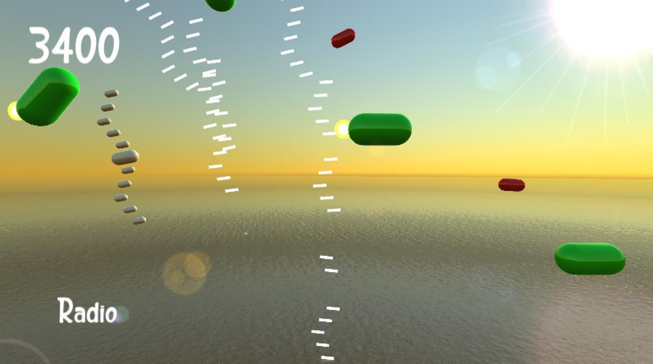 A Bullet Hell Style Shooter Where One Button Controls Both Shooting and Moving.