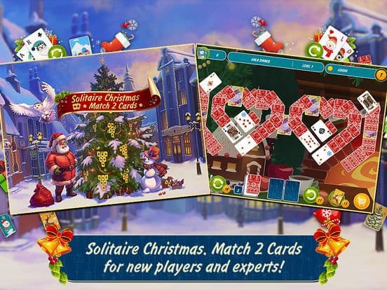 Solitaire Christmas. Match 2 Cards Free. Card Game screenshot 2