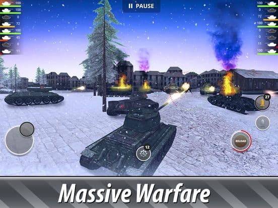 Tank Battles 3D: WWII Warfare screenshot 5