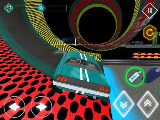 Stickman Neon Car Racing