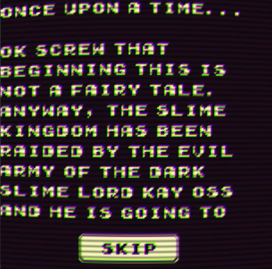 A Not So Pacifist Pacifist Slime (Game Jam Edition)