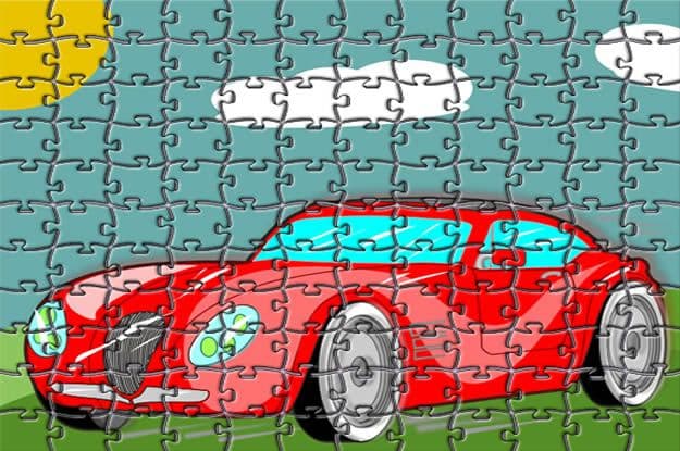 Red Sports Car Puzzle