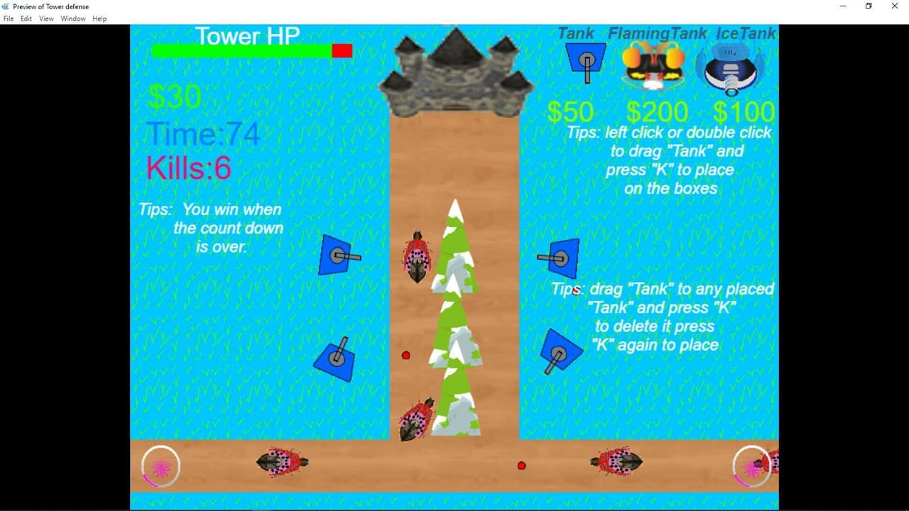 Tower Defense The Red Bug