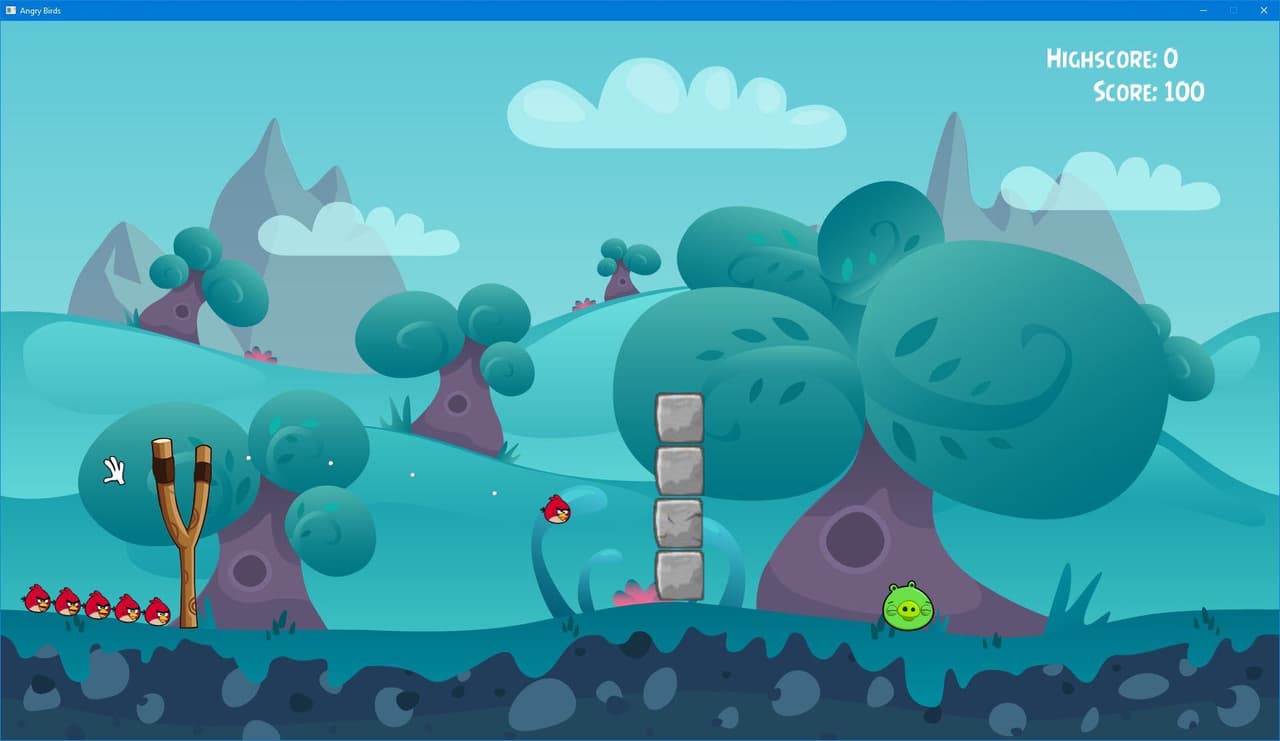 Non-Physics Angry Birds