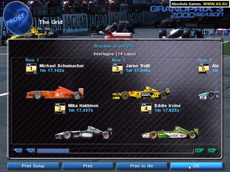 Grand Prix 3 2000 Season screenshot 2