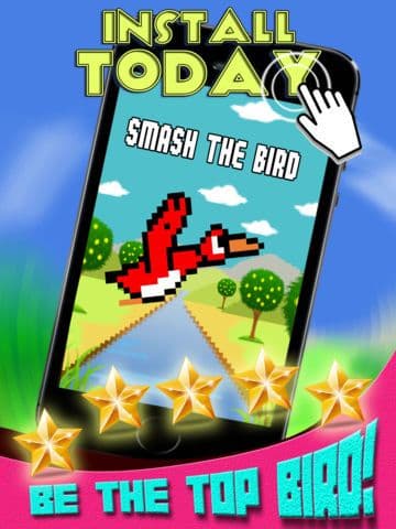 Smash The Bird - Endless Adventure Retro 8-Bit Game FREE