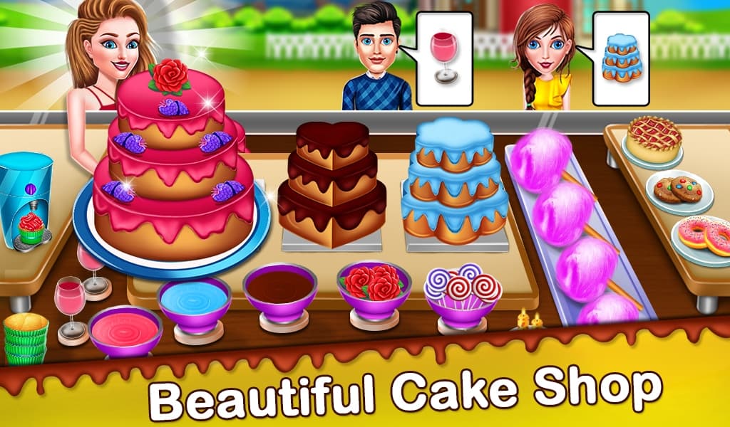 Cake Shop Great Pastries & Waffles cooking Game screenshot 2