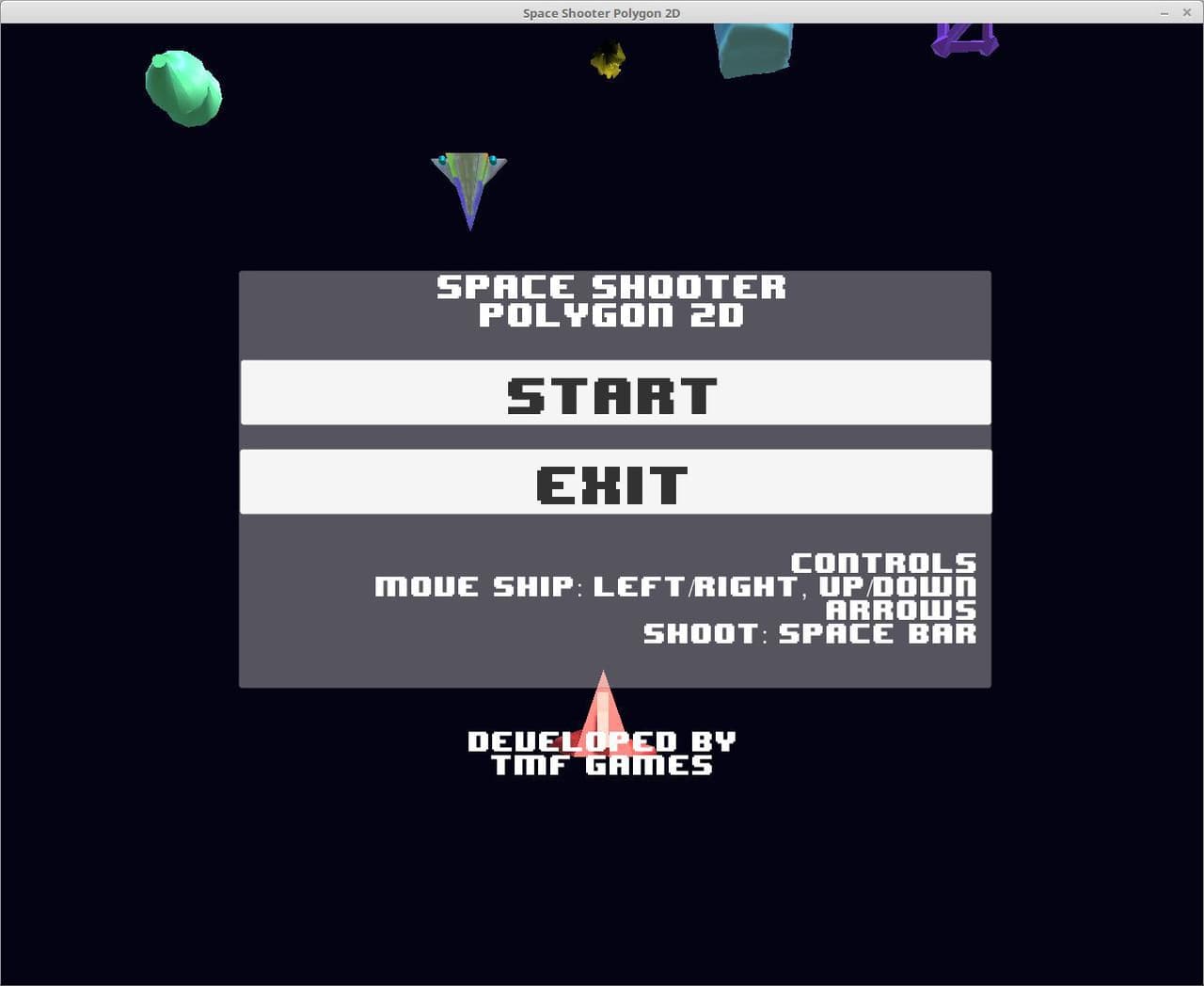 Space Shooter Polygon 2D screenshot 2