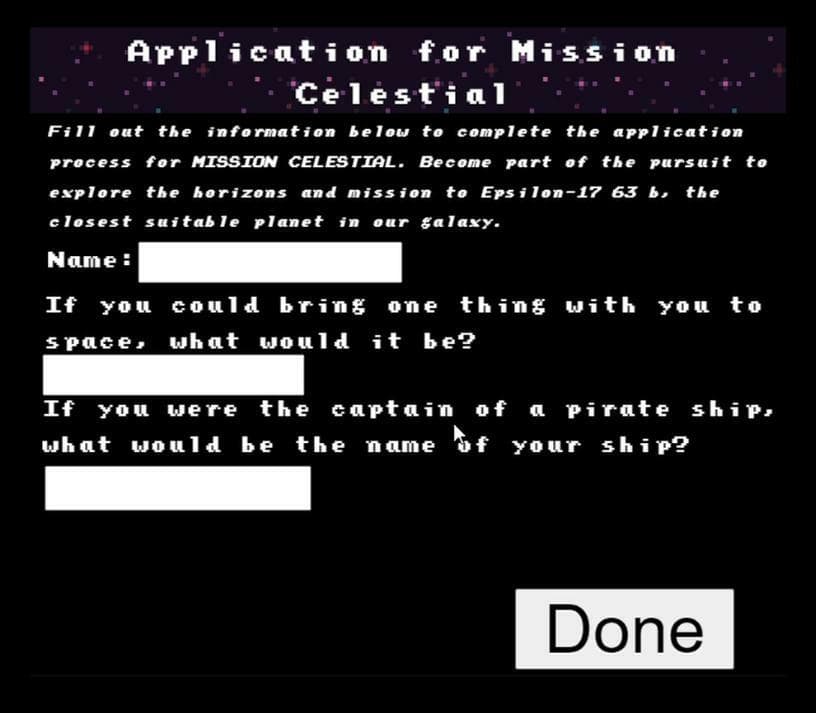 2021 Demo Day Finalist: Mission Celestial