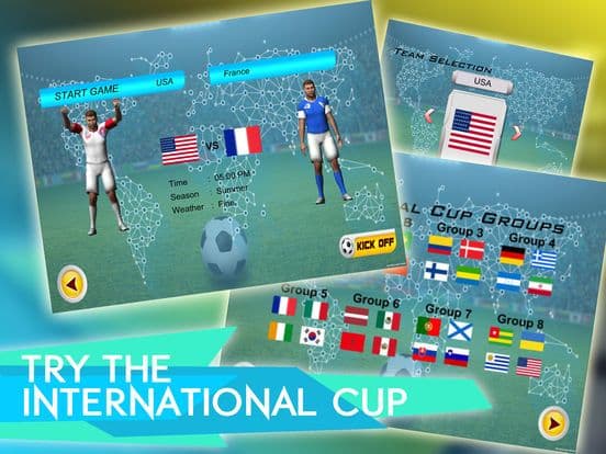 Soccer cup 2018 games footbal screenshot 3