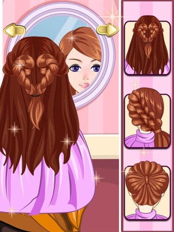 Cute Braided Hair Style screenshot 4