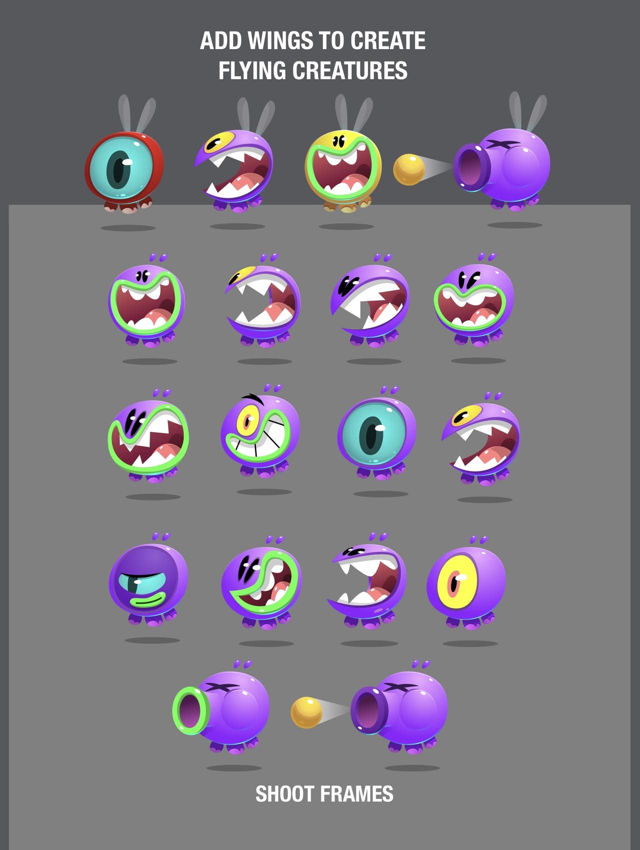 Bugz 2 (12 Different Characters)