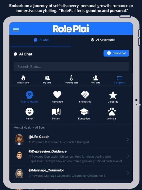 RolePlai - Ai Chat Bot screenshot 5