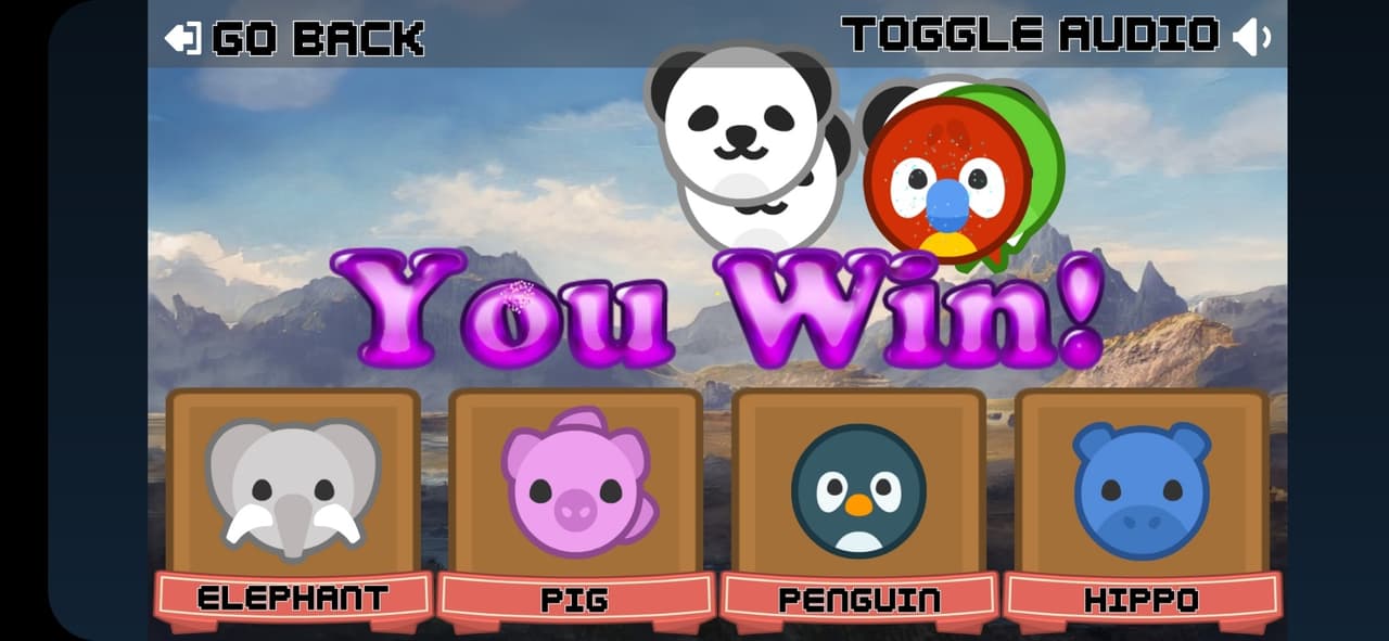 Animal Sort Game