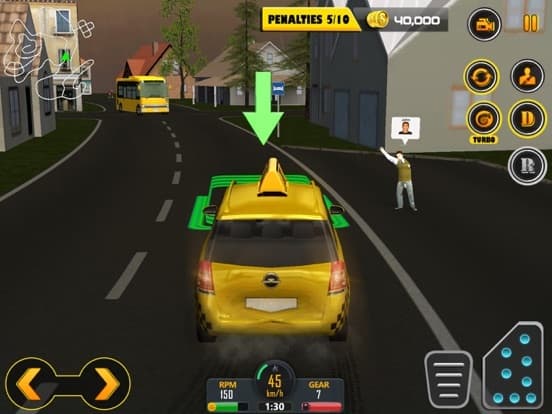 Crazy Hill Speed Taxi Driving 3D screenshot 5