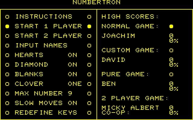 Numbertron (MZ-80 / MZ-700) screenshot 3