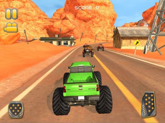 3D Monster Trucks Speed Racing Game