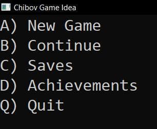 Chibov Game Idea